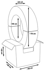 Juego de 3 bloques de espuma Mini Hoop