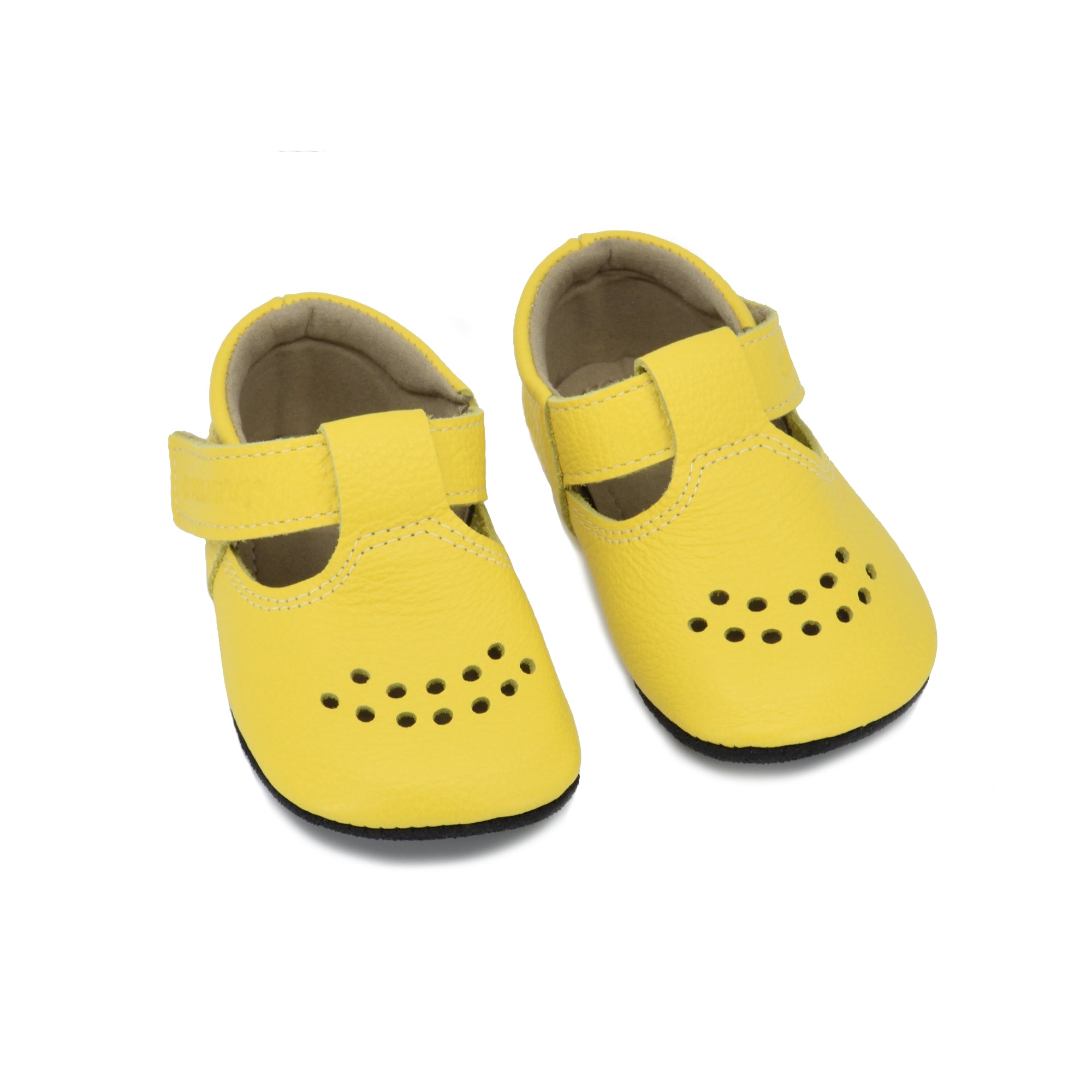 Pantuflas para niños Mutsu - Amarillo brillante - ZuriBoo