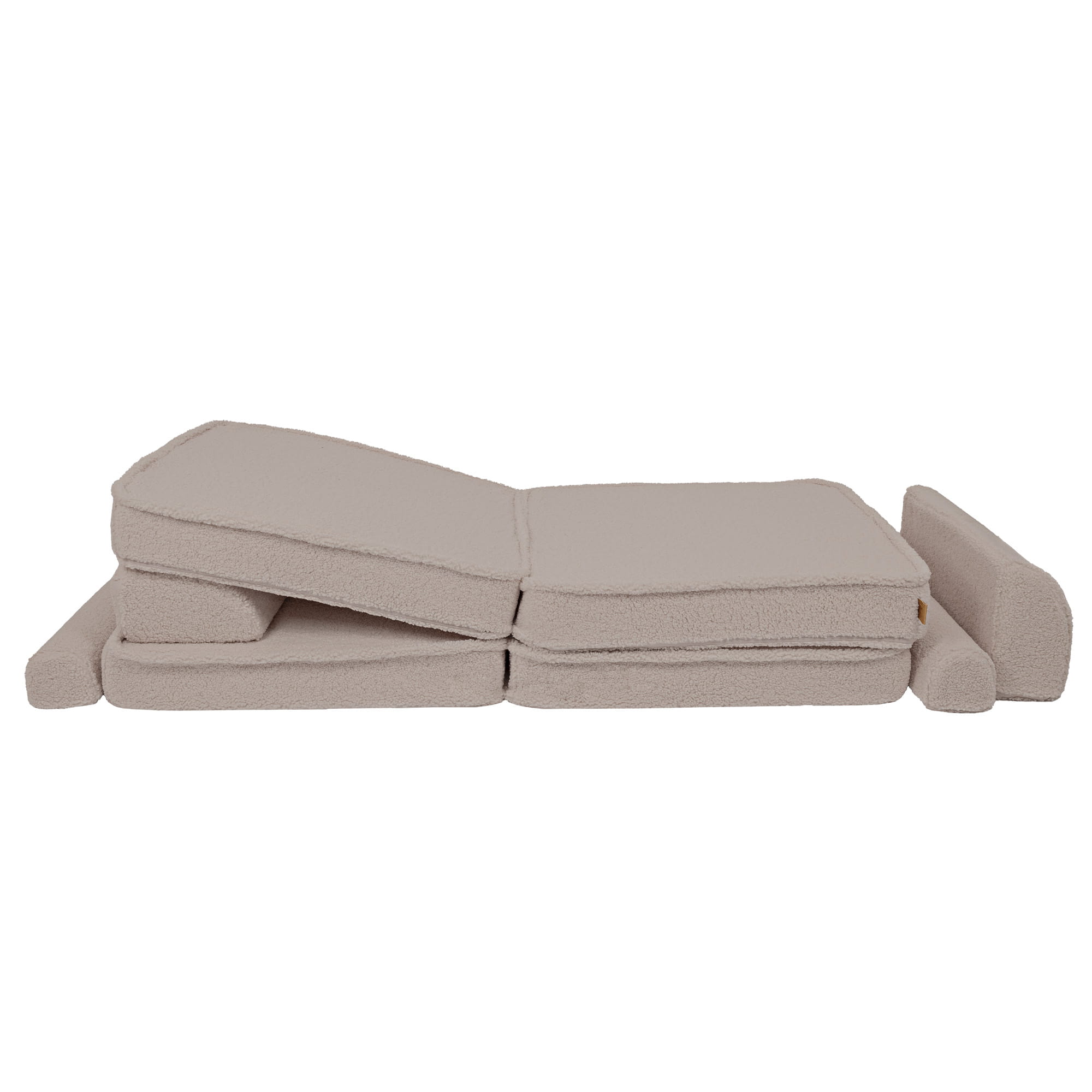 Sofá Modular Infantil - Premium Bearly, Gris Claro - ZuriBoo