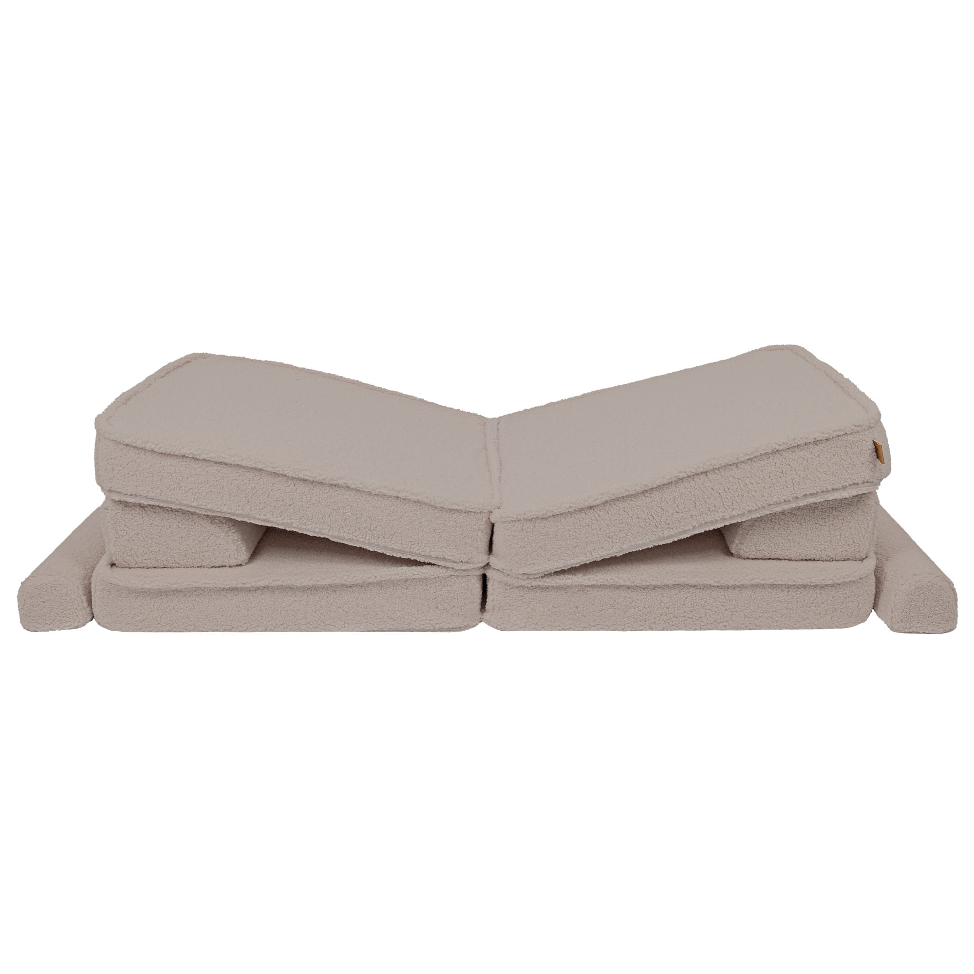 Sofá Modular Infantil - Premium Bearly, Gris Claro - ZuriBoo