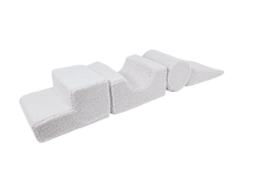 MeowBaby® Set de forma de osito con 4 elementos - Blanco - ZuriBoo