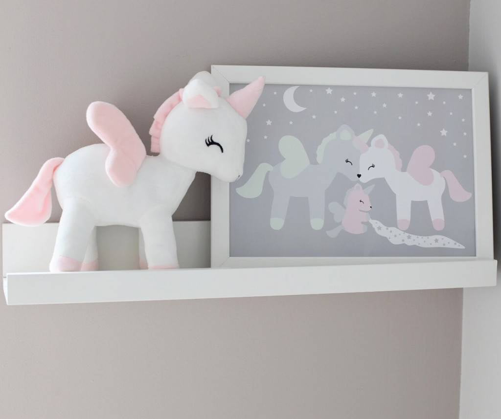 Paquete de 3 carteles A4 - Melootka Unicorn - Familia Unicornio