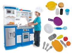 Cocina Little Tikes Gourmet Prep N Serve, color azul