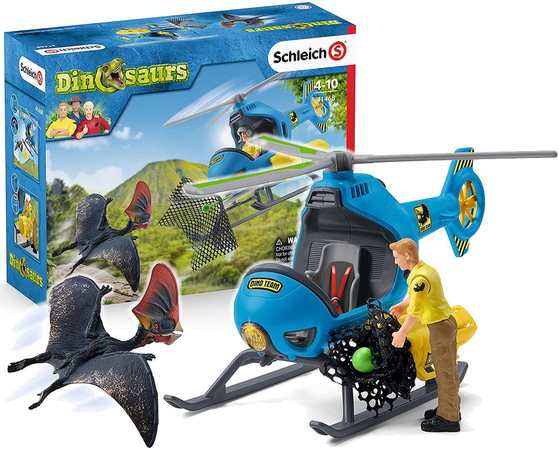 Schleich 41468 Dinosaurios Helicóptero Ataque Aéreo