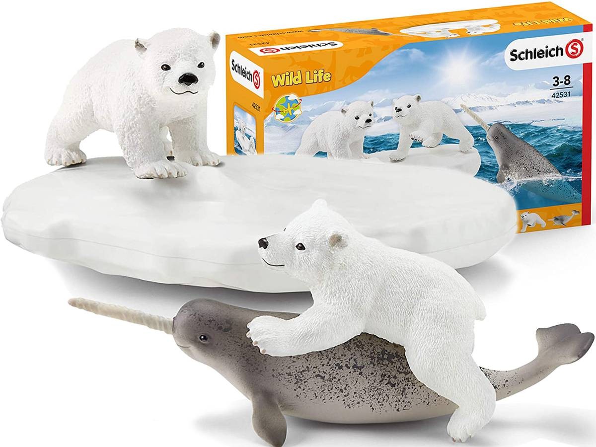 Schleich 42531 Parque Infantil Polar Ositos Figuras Vida Salvaje