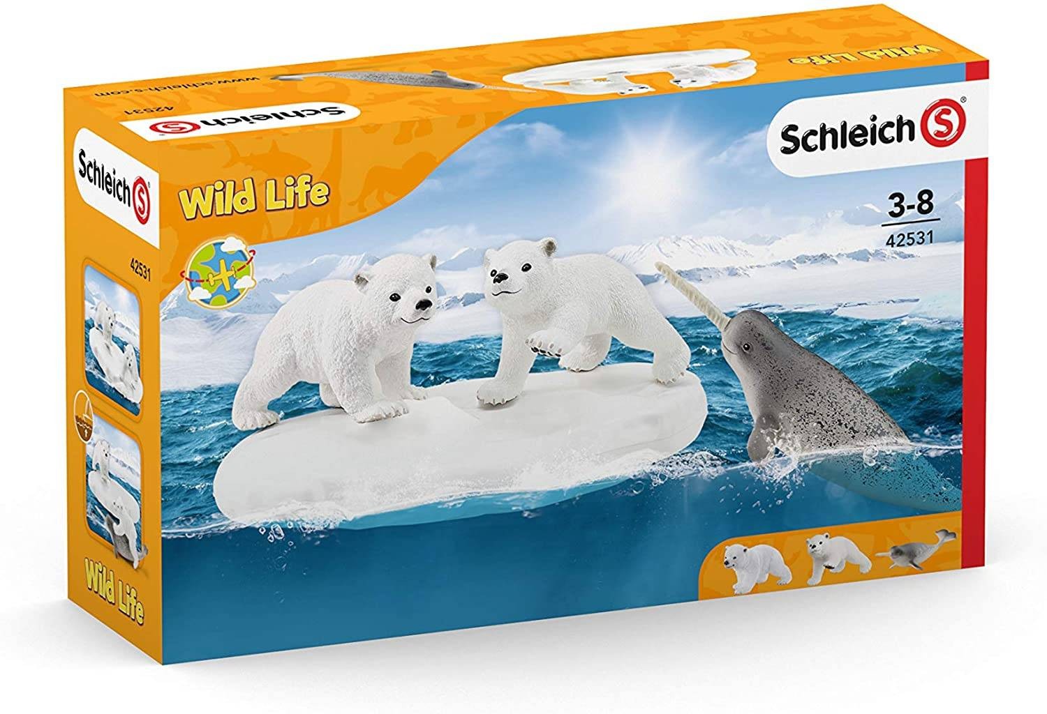 Schleich 42531 Parque Infantil Polar Ositos Figuras Vida Salvaje