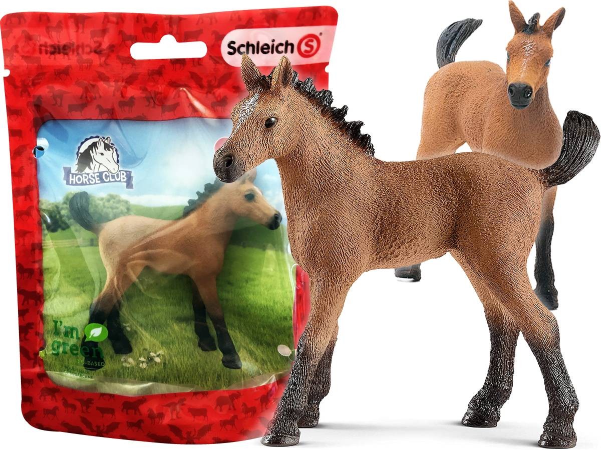 Schleich 13854S Potro de caballo cuarto de raza Horse Club rojo