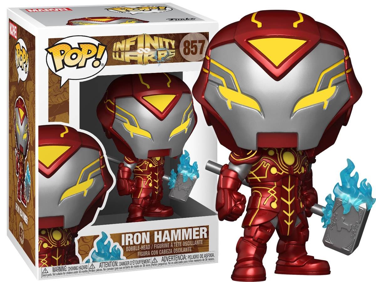 ¡Funko POP! Figura Vinilo Marvel Iron Hammer Infinity Warps 857