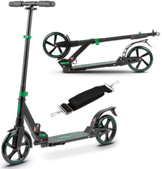 WXM Scooter urbano plegable Amortiguadores RSN-B01 Verde