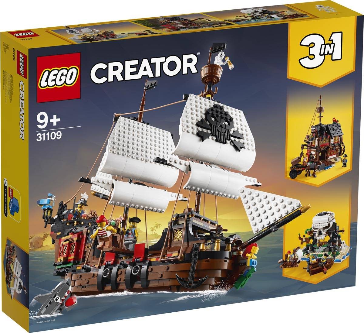 LEGO Creator Barco Pirata 3en1 31109