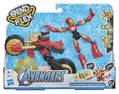 Hasbro Bend And Flex Iron Man motocicleta Marvel F0244