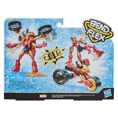 Hasbro Bend And Flex Iron Man motocicleta Marvel F0244