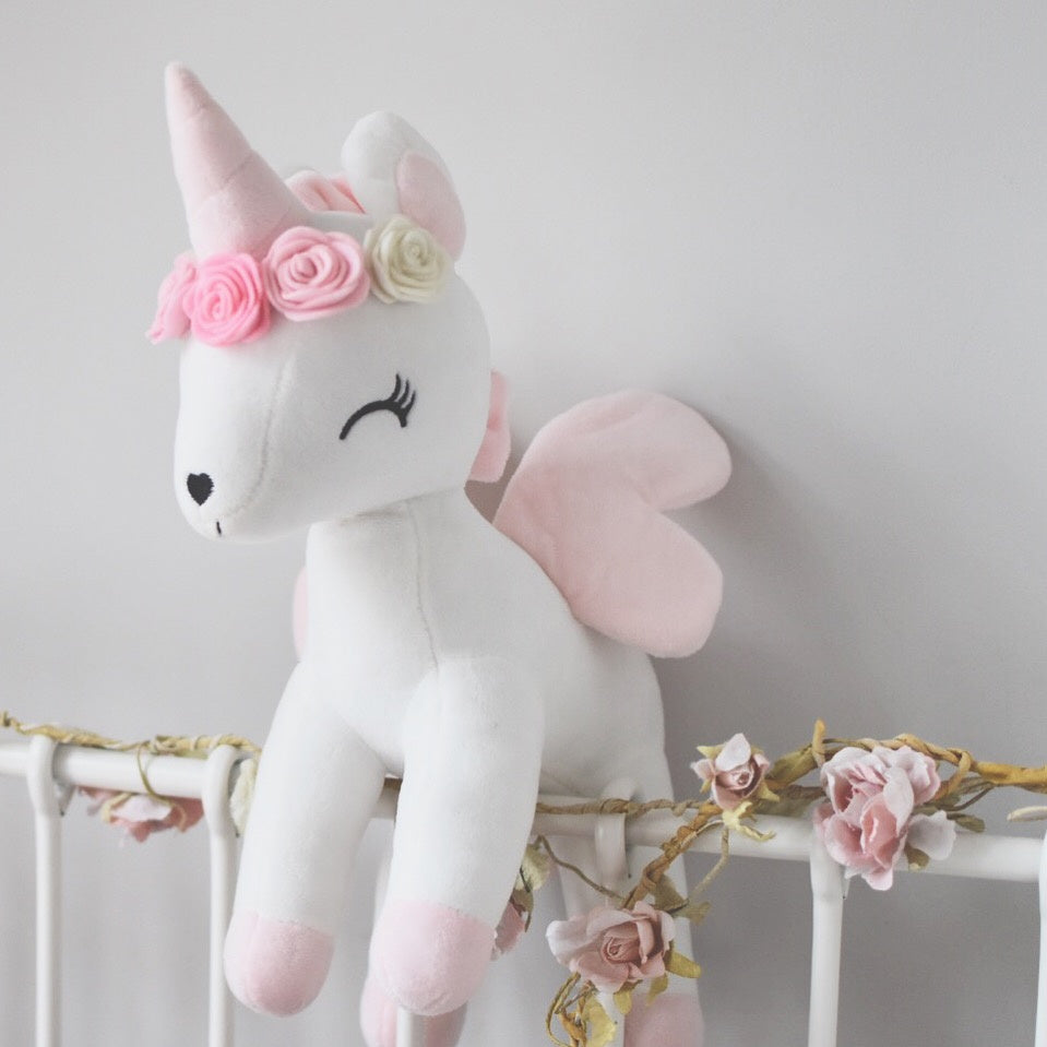 Diadema con flores para muñeca Melootka o unicornio