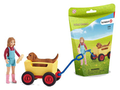 Schleich 42543 Cochecito para perros Farm World