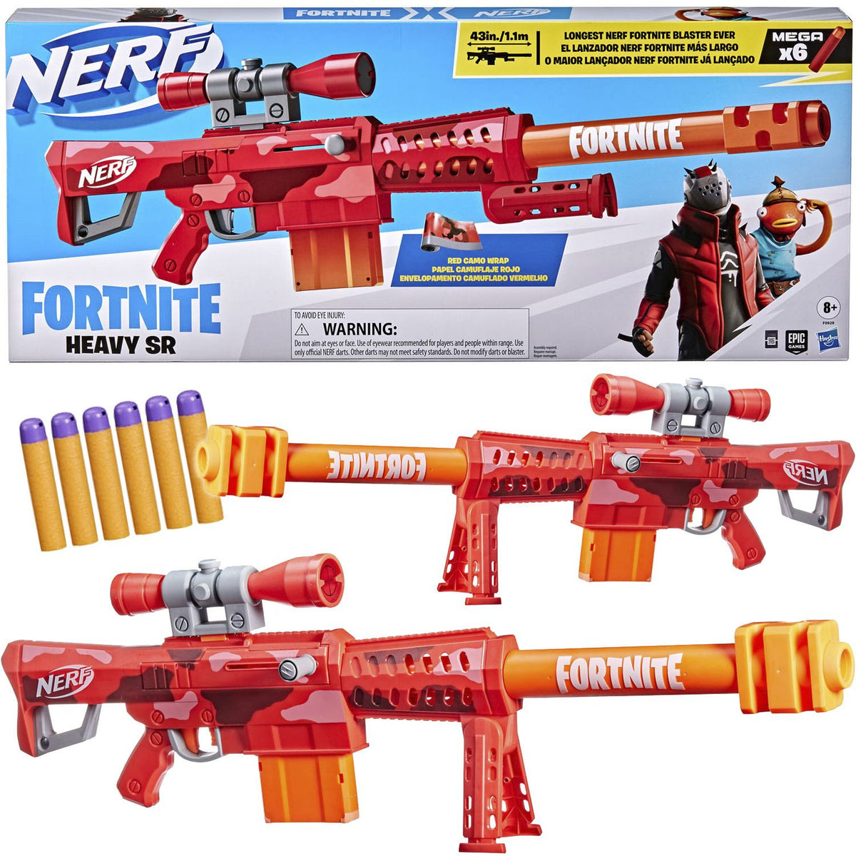 Nerf Fortnite Pesado SR F0929