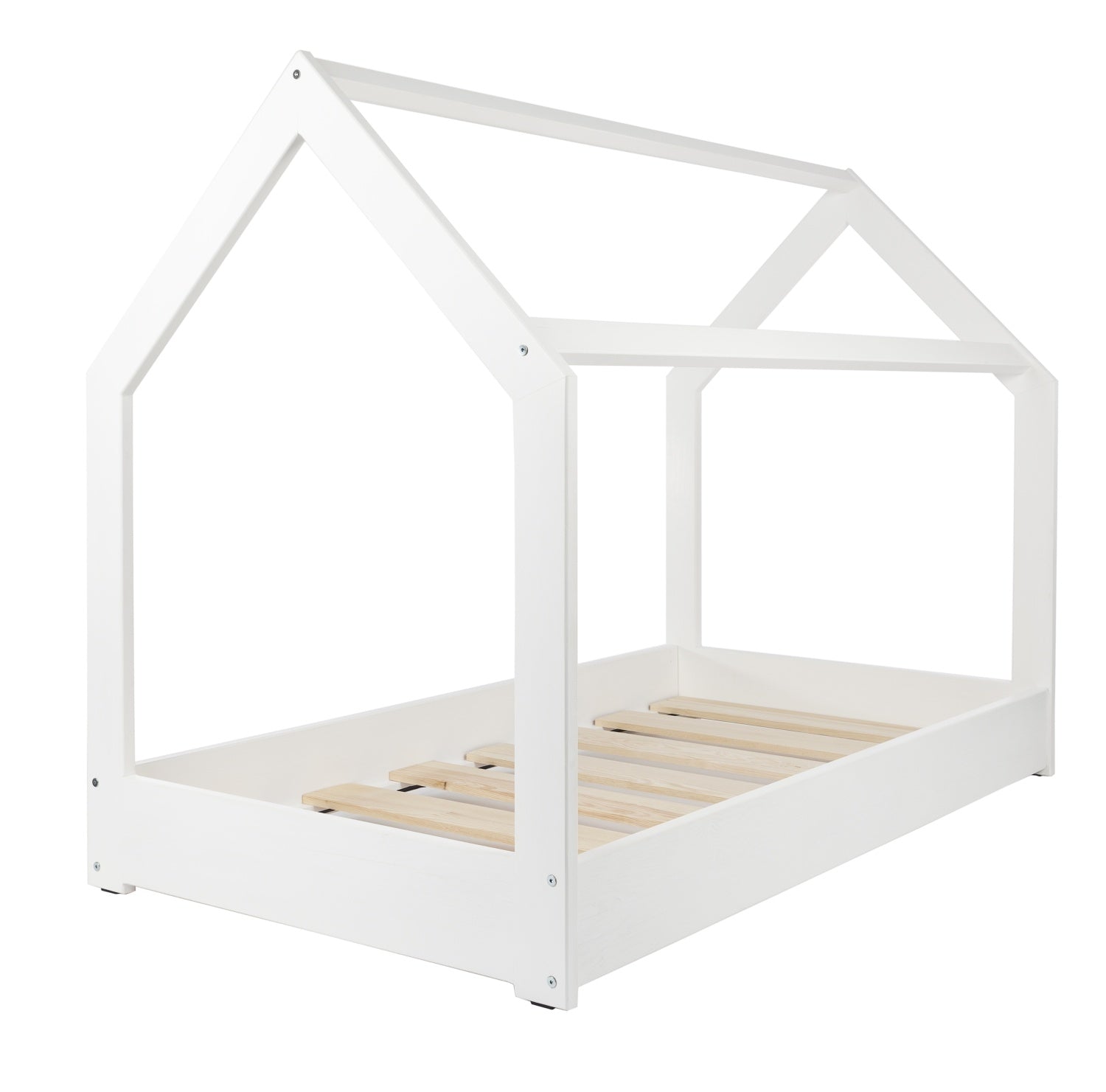 Cama escandinava para niño con forma de casita, 160x80cm