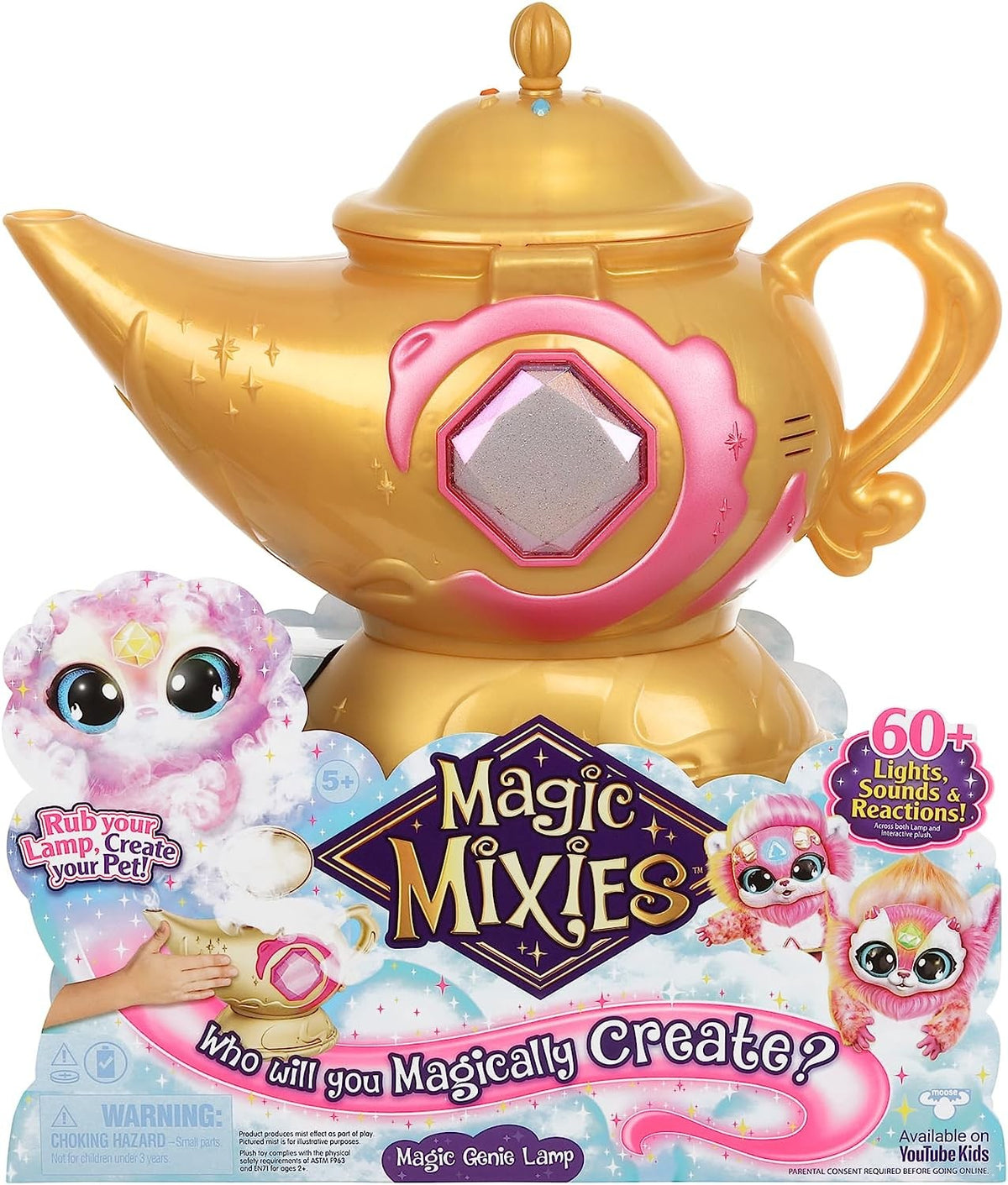 MMM14834 Lámpara Magic Mixies Genie rosa