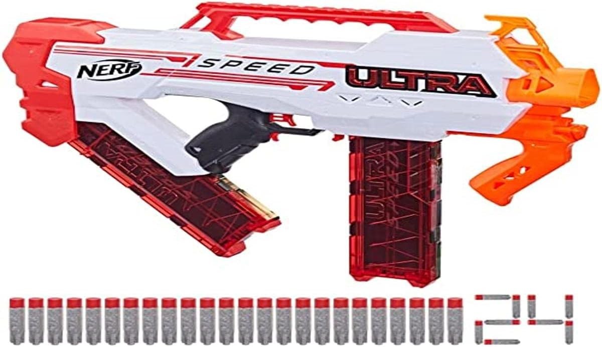 Nerf Ultra Speed Blaster 24 Dardos Accustrike F4929