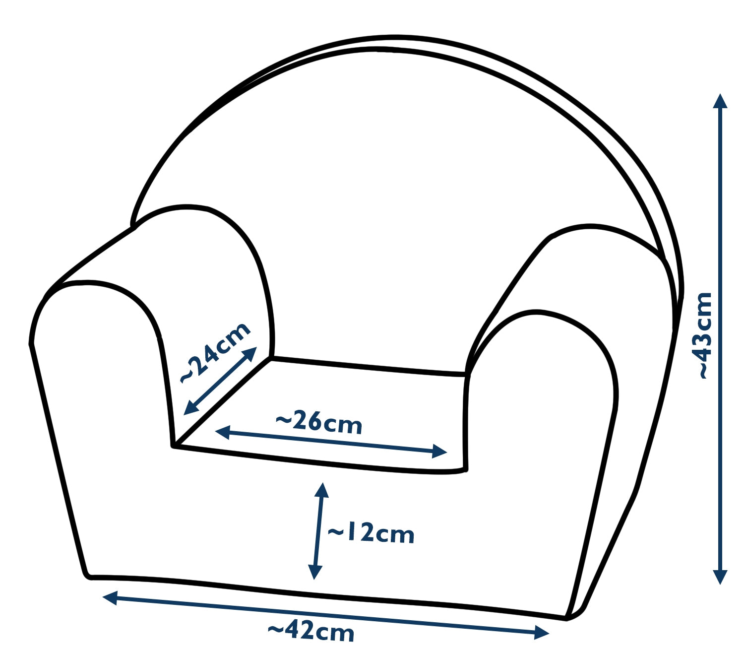 asiento infantil acolchado