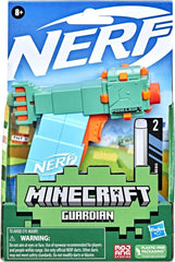 NERF MicroShots Minecraft Guardián Mini Blaster F4417