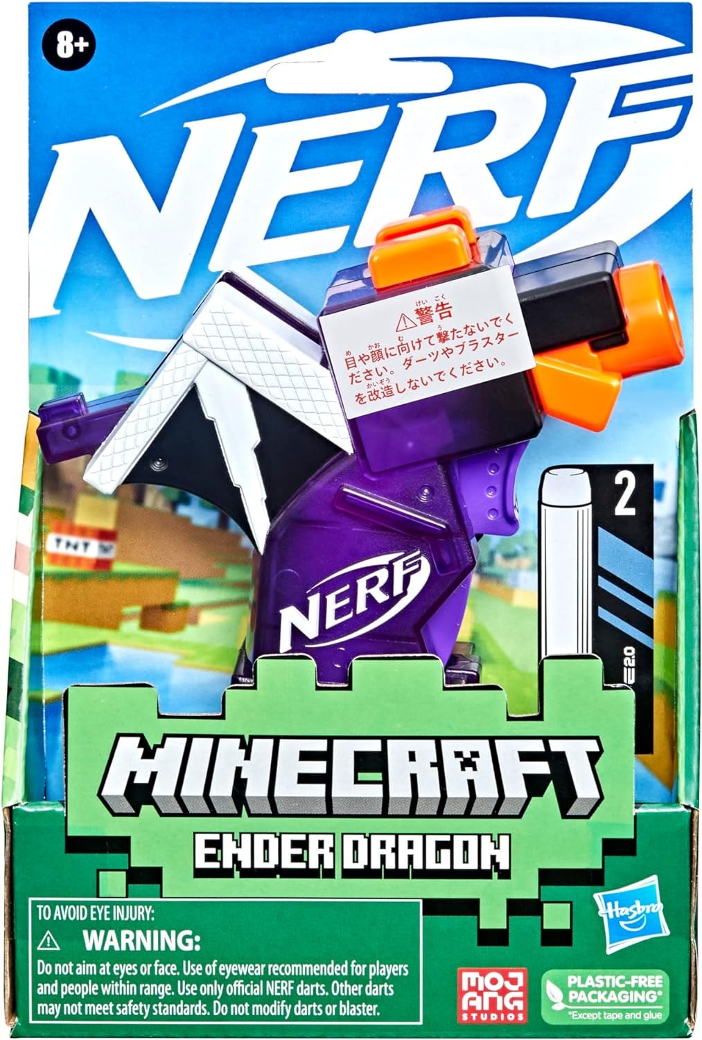 NERF MicroDisparos Minecraft 4423