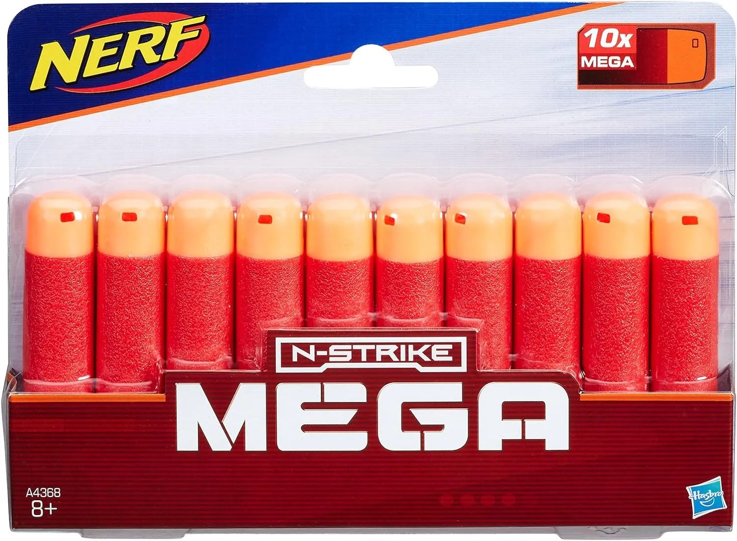 Nerf N-Strike Mega Serie Dardos Paquete de 10 A4368