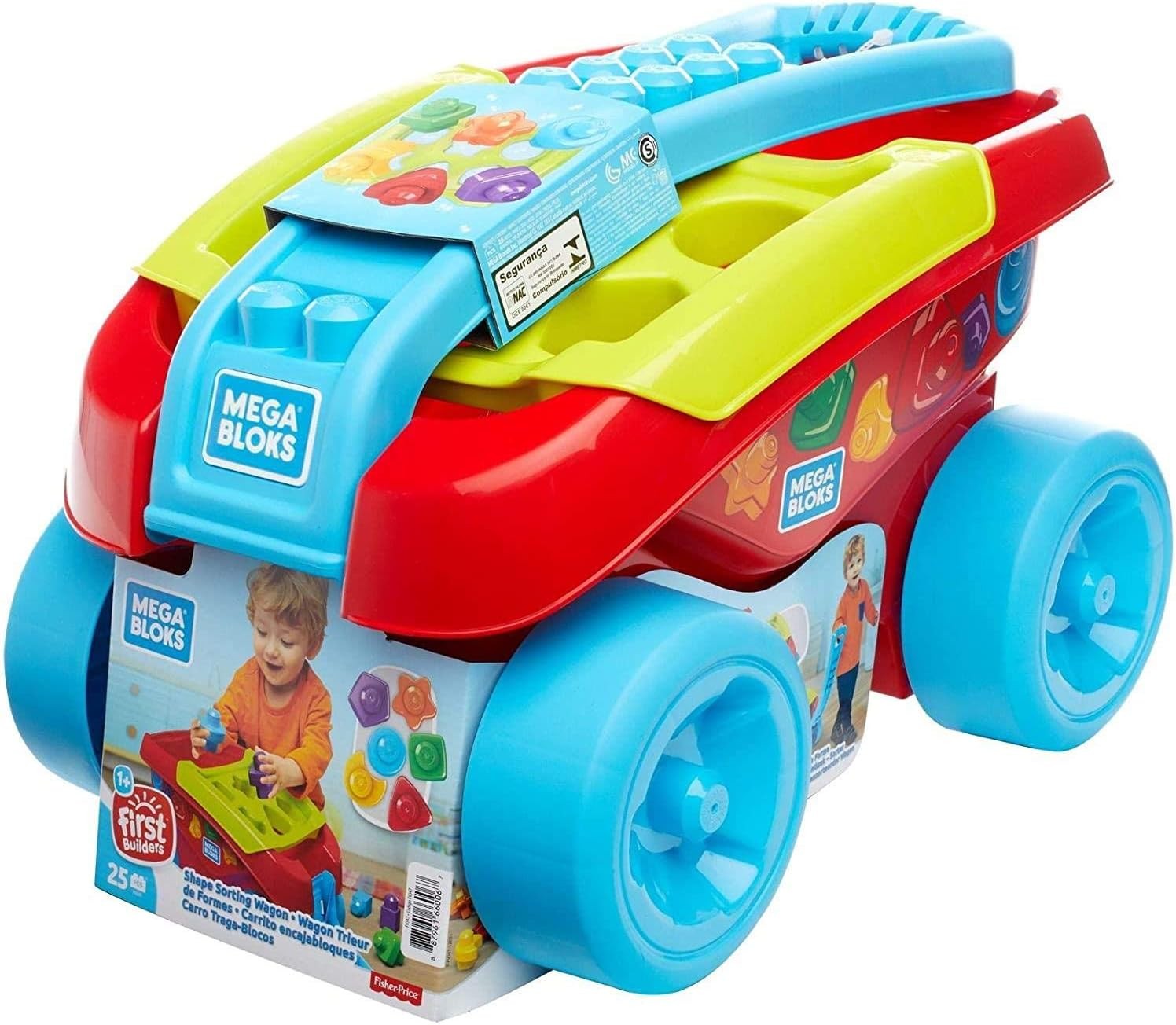 Fisher Price Mega Bloks Carro clasificador de formas FVJ47