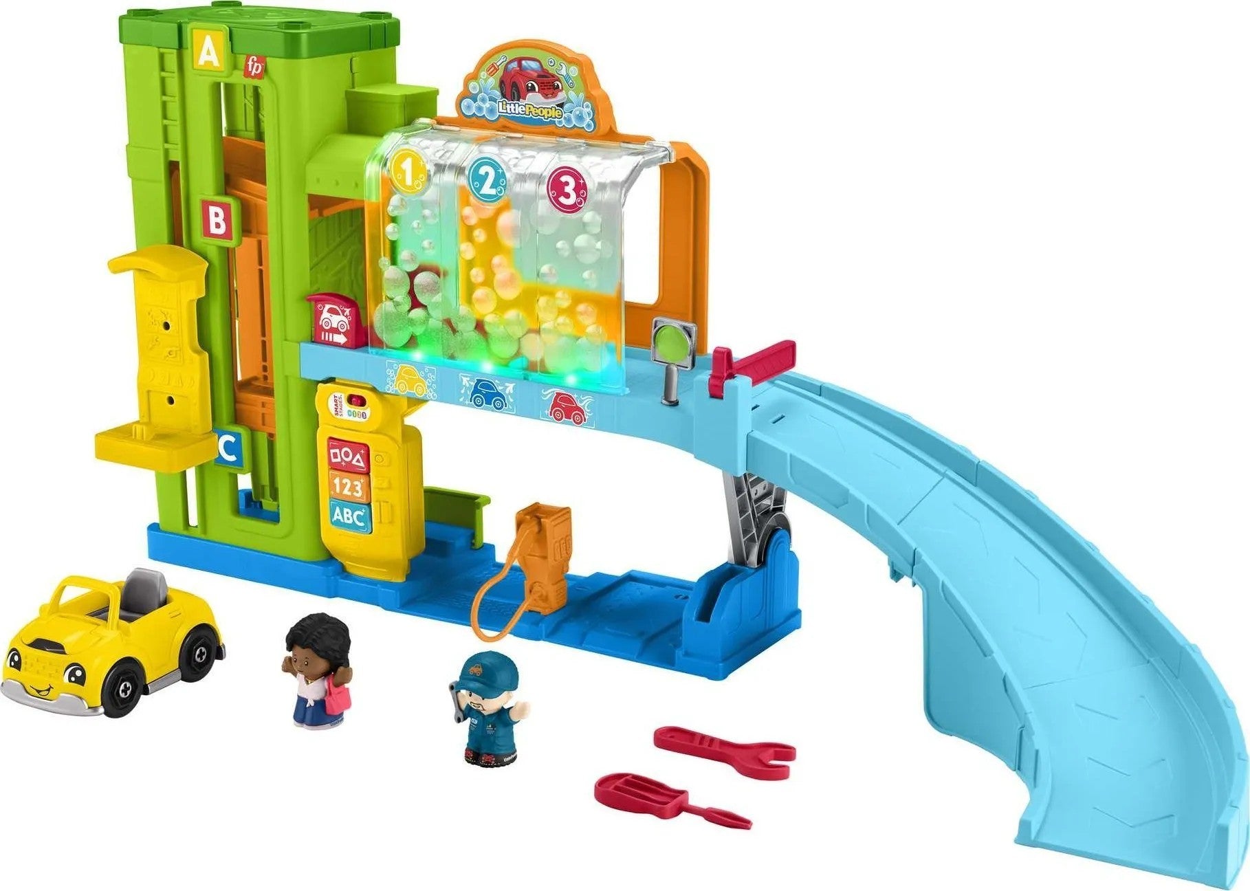 Fisher Price Lavado De Autos Educativo Little People HRC53 PL