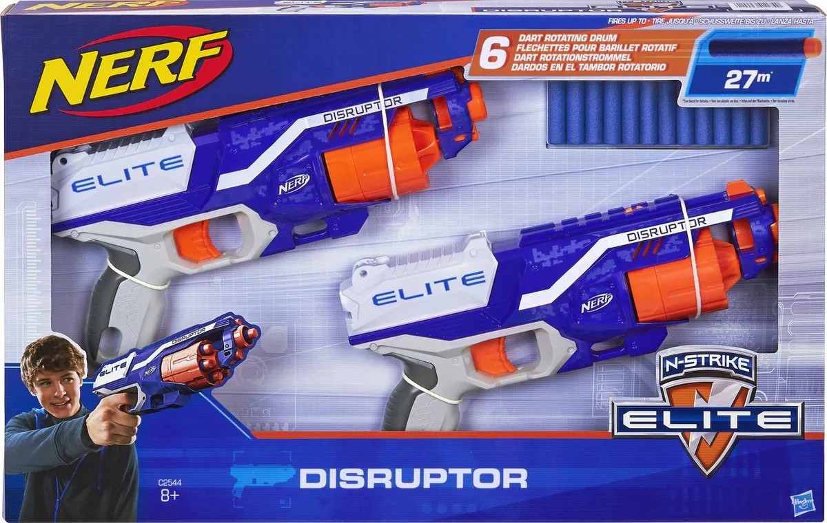 Pistola NERF N-Strike Elite Disruptor Duopack C2544