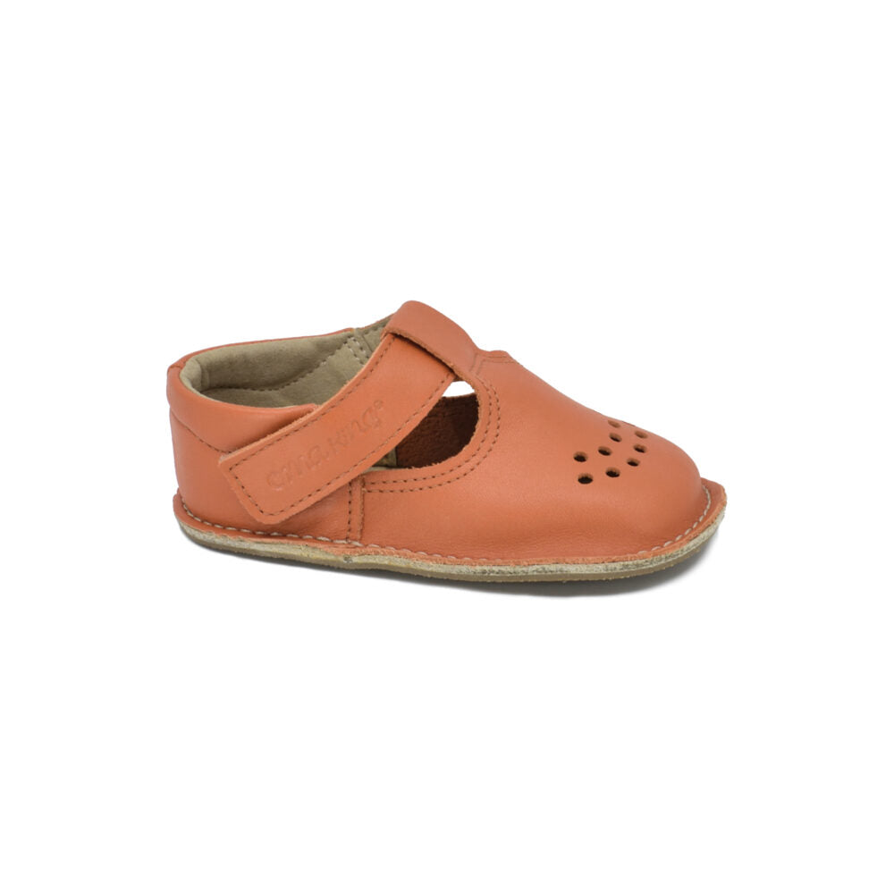 Zapatos Niños Piel Lusti - Naranja - ZuriBoo