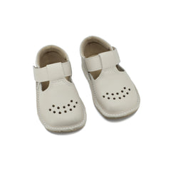 Zapatos Niños Piel Lusti - Blanco Natural - ZuriBoo