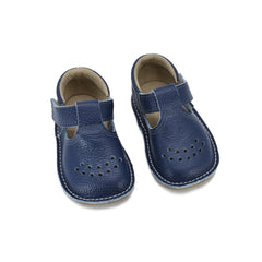 Zapatos Niños Piel Lusti - Azul Oscuro - ZuriBoo