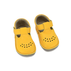 Zapatos Niños Piel Lusti - Amarillo - ZuriBoo