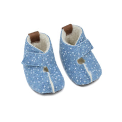 Pantuflas Infantiles KAKU Azul Lunares - ZuriBoo