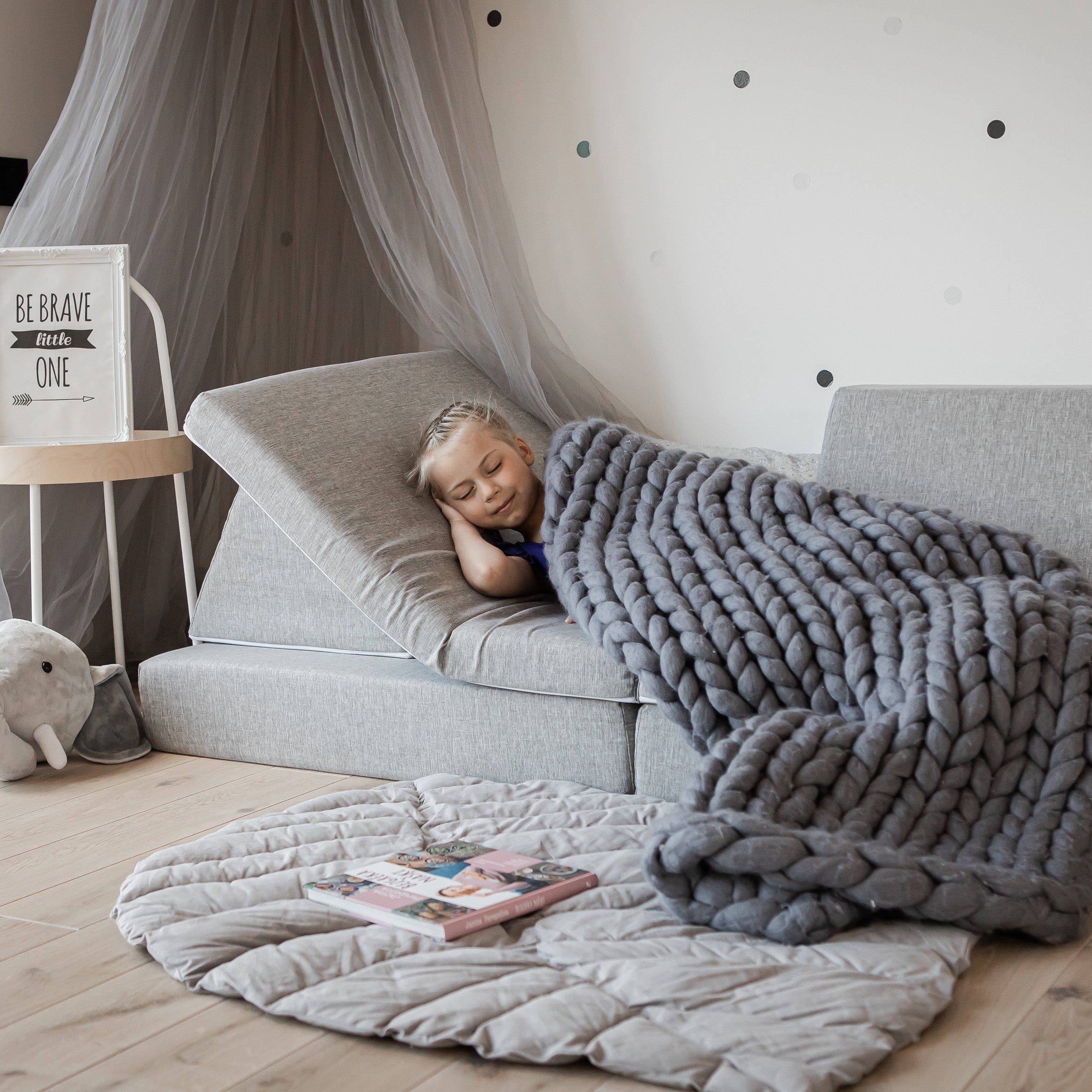 Juego de colchones Activity Play - Gris - ZuriBoo