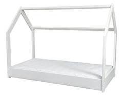 Colchón ECO + juego de cama casita escandinava 160x80cm