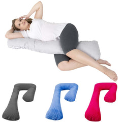 Almohada de embarazo Minky para mujer, multifuncional, cómoda, grande