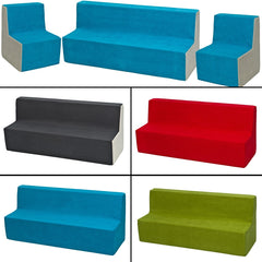 conjunto completo de muebles: 2 x sillón + sofá para niños, diversión, relajación, relajación