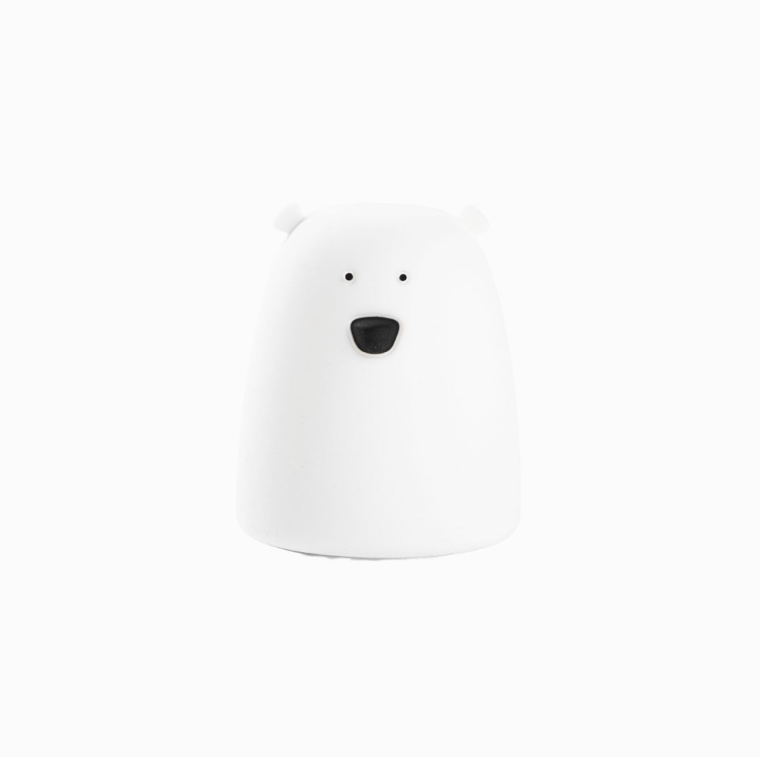 Lámpara de noche de silicona Little Bear - Blanco - ZuriBoo