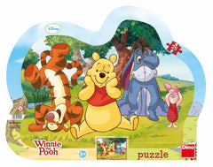 Rompecabezas De Silueta De Dinosaurio De 25 Piezas, Disney Winnie Pooh