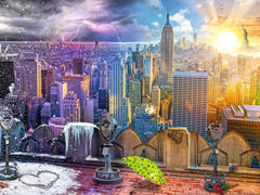 Ravensburger Puzzle 1500 Pc Estaciones En Nueva York