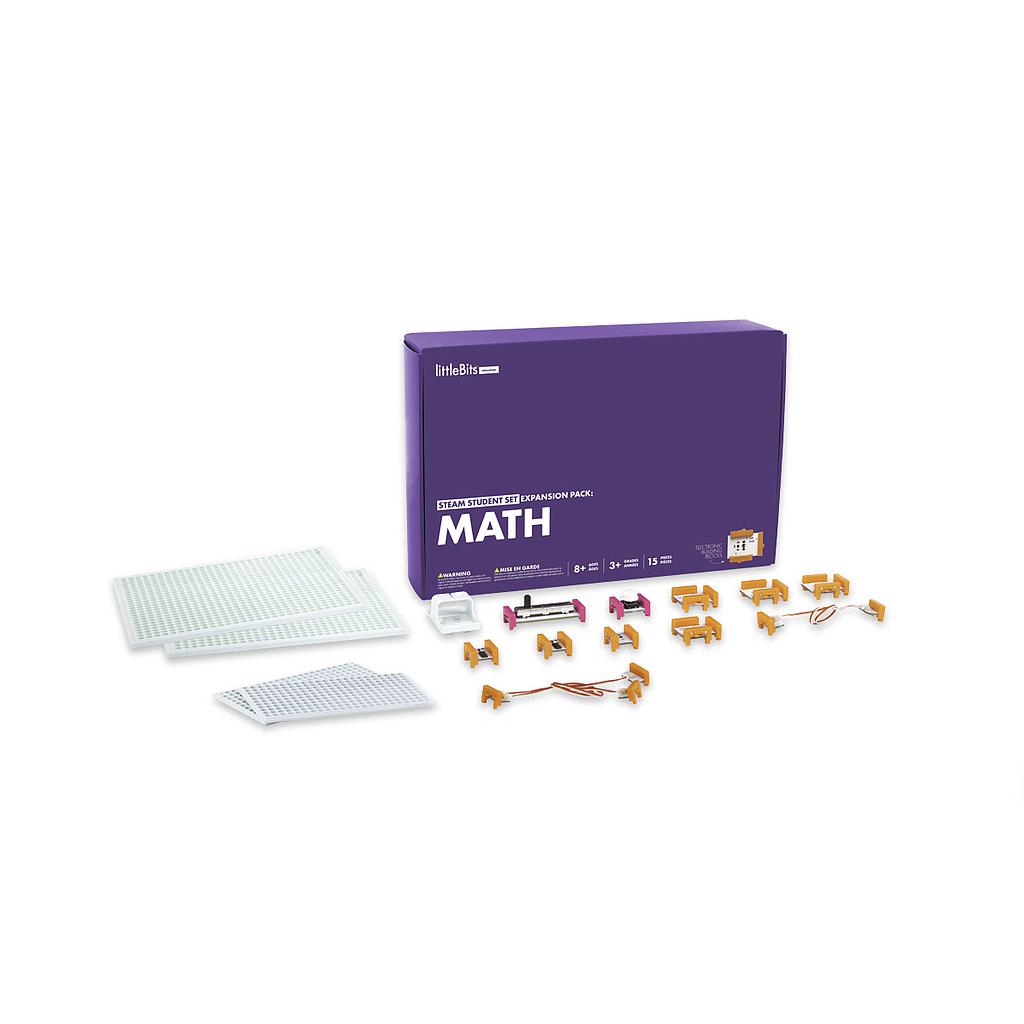 Paquete De Expansión Del Set Para Estudiantes Steam De Littlebits: Matemáticas