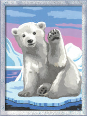 Pintura por números Ravensburger Oso polar Saludo