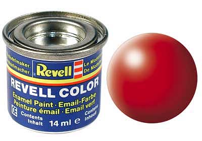 Revell Email Paint Rojo Luminoso Sólido Seda Mate\N