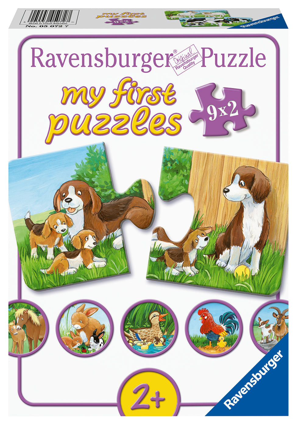 Ravensburger Mi Primer Puzzle 9X2 Pc Animales De Granja