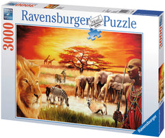 Ravensburger Puzzle 3000 Piezas Animales De La Sabana