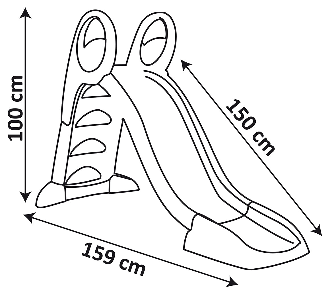 Smoby Tobogán Ks 150 Cm.