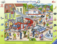 Ravensburger Puzzle Con Estructura De 24 Piezas Ambulancia De Animales