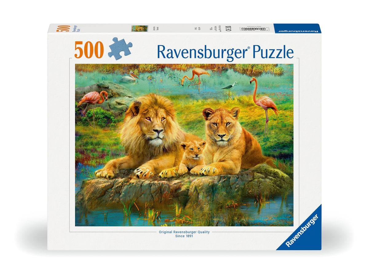 Ravensburger Puzzle 500 piezas Leones en la sabana