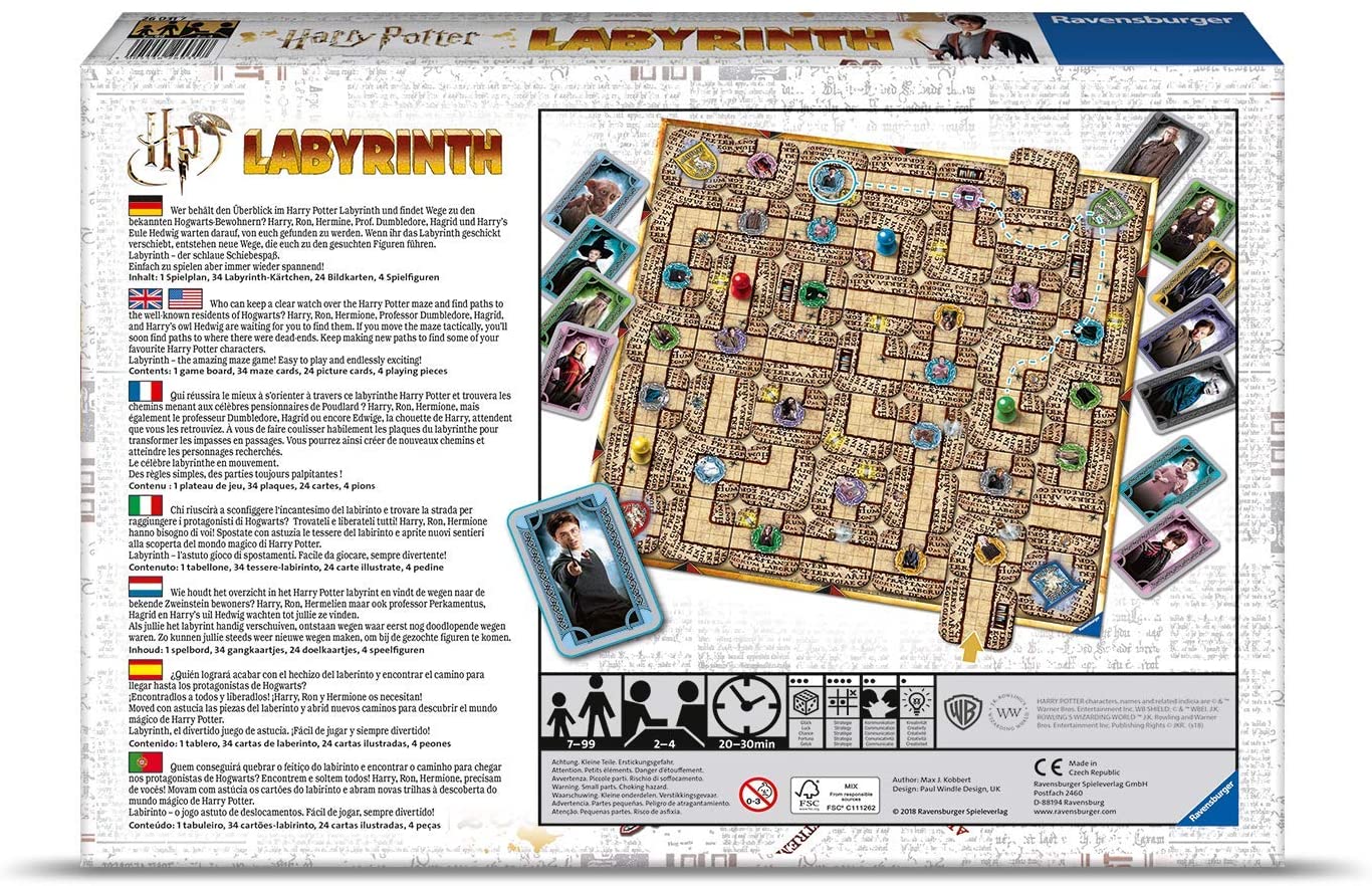 Juego de mesa Ravensburger Harry Potter Laberinto